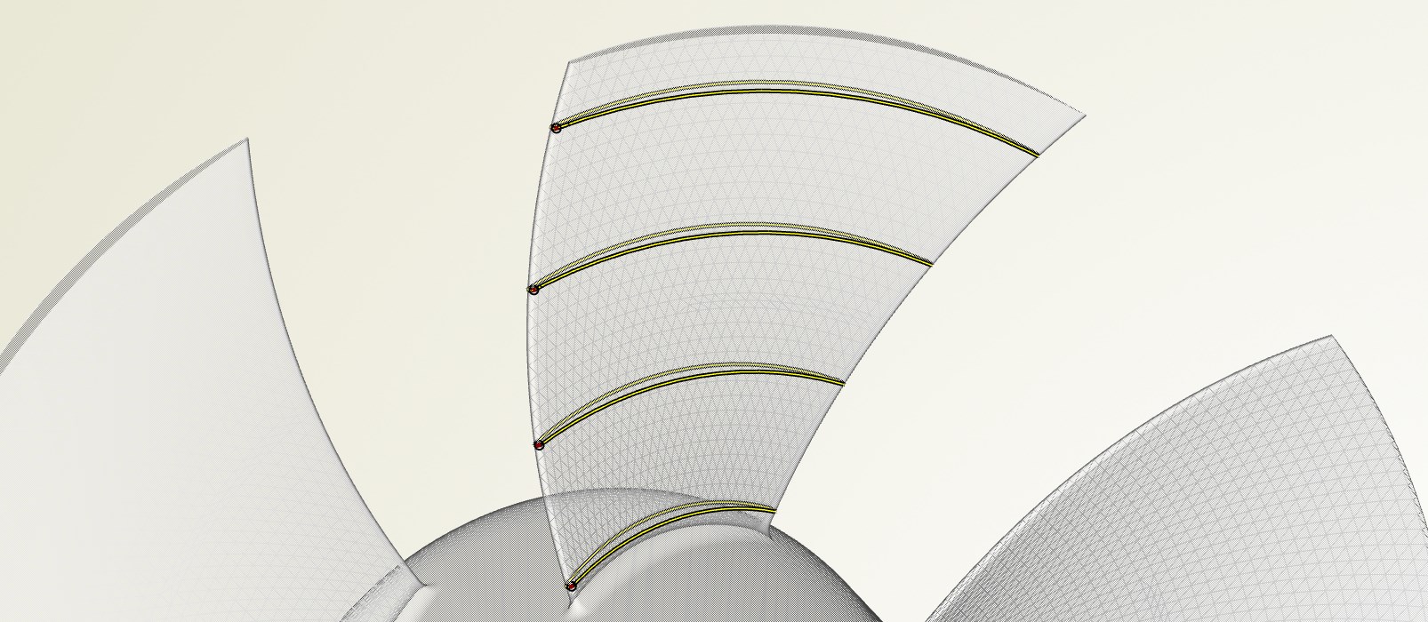 caeses blade sections axial fan