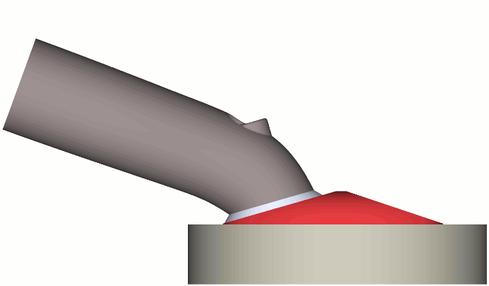 吸気ポート入口高さの変更
